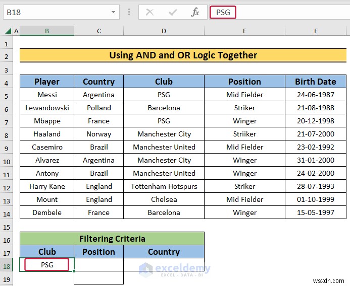 ความเชี่ยวชาญในการกรอง Excel:ตัวกรองอัตโนมัติและตัวกรองขั้นสูง 