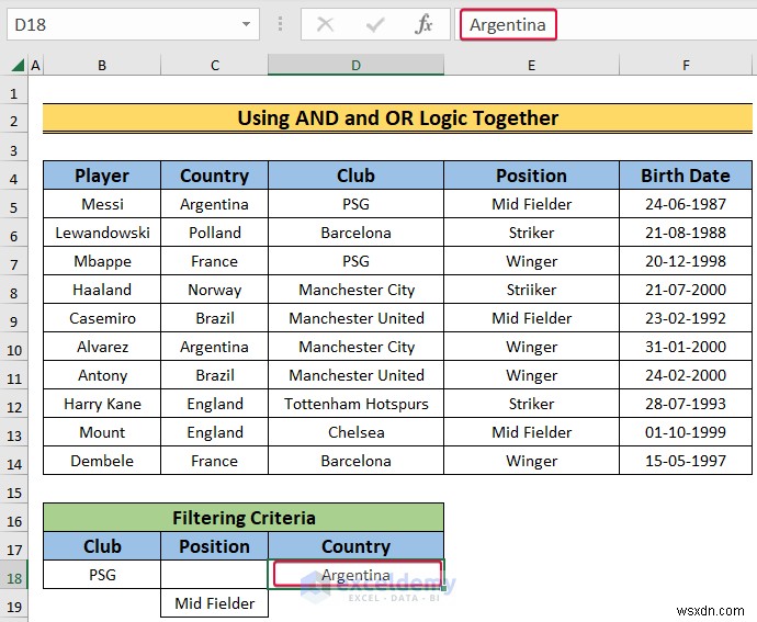 ความเชี่ยวชาญในการกรอง Excel:ตัวกรองอัตโนมัติและตัวกรองขั้นสูง 