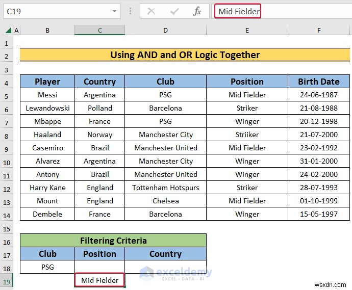 ความเชี่ยวชาญในการกรอง Excel:ตัวกรองอัตโนมัติและตัวกรองขั้นสูง 