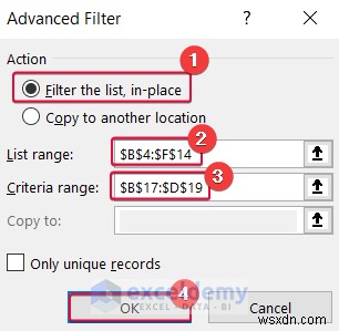 ความเชี่ยวชาญในการกรอง Excel:ตัวกรองอัตโนมัติและตัวกรองขั้นสูง 