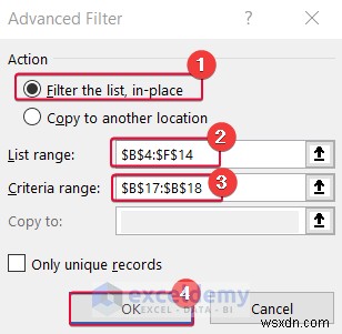 ความเชี่ยวชาญในการกรอง Excel:ตัวกรองอัตโนมัติและตัวกรองขั้นสูง 