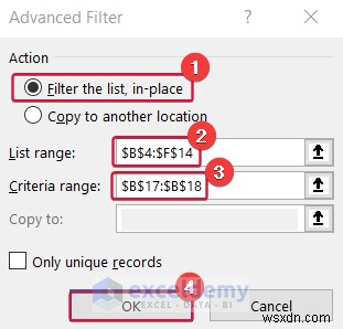ความเชี่ยวชาญในการกรอง Excel:ตัวกรองอัตโนมัติและตัวกรองขั้นสูง 