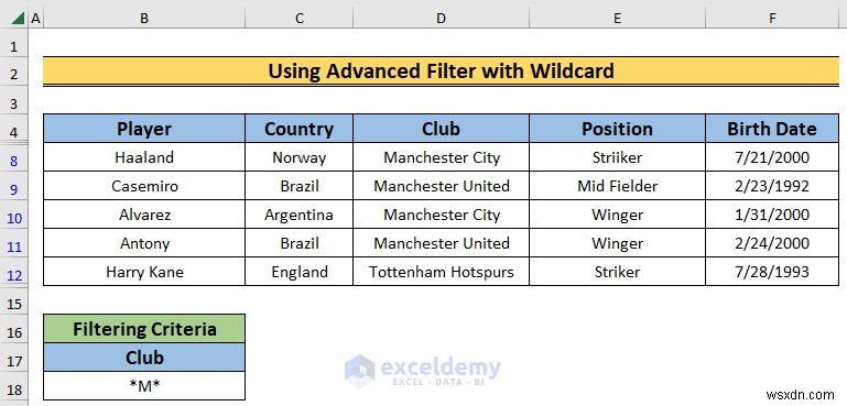 ความเชี่ยวชาญในการกรอง Excel:ตัวกรองอัตโนมัติและตัวกรองขั้นสูง 