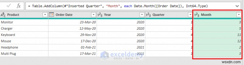 ฟังก์ชันวันที่ของ Power Query หลักใน Excel:3 ตัวอย่างที่เป็นประโยชน์ 