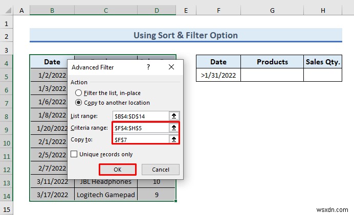 ตัวกรองขั้นสูงของ Master Excel:สองวิธีที่พิสูจน์แล้วในการกรองข้อมูลตามช่วงวันที่