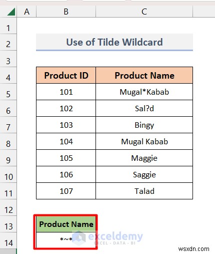 ตัวกรองขั้นสูงของ Excel ขั้นสูงพร้อมไวลด์การ์ด:การเรียงลำดับข้อมูลที่แม่นยำทำได้ง่าย 