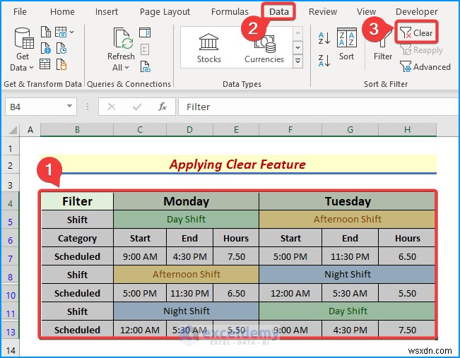 คู่มือฉบับย่อ:ลบตัวกรองขั้นสูงใน Excel ด้วย 5 วิธีง่ายๆ 