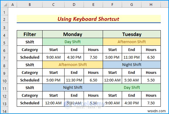 คู่มือฉบับย่อ:ลบตัวกรองขั้นสูงใน Excel ด้วย 5 วิธีง่ายๆ 