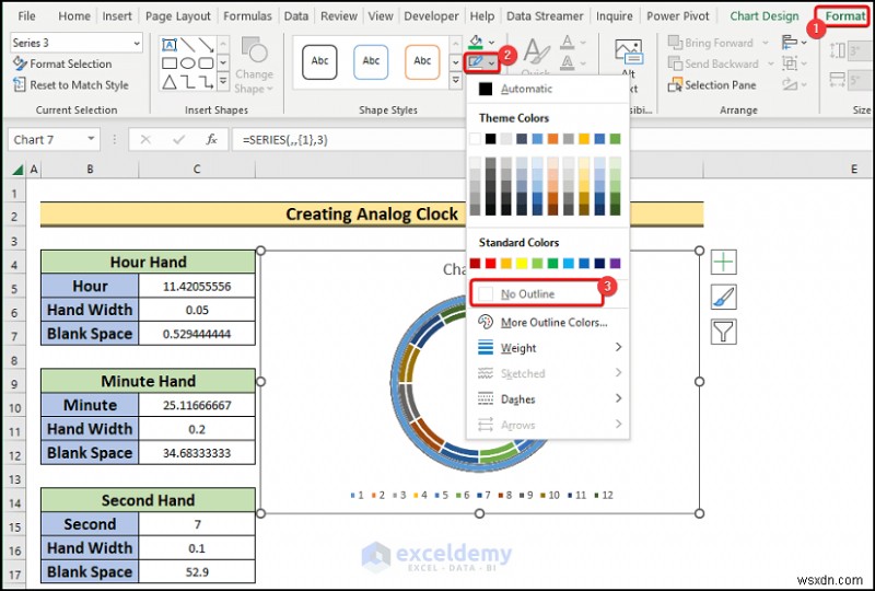สร้างนาฬิกาอะนาล็อกแบบเรียลไทม์ใน Excel:คำแนะนำทีละขั้นตอน 