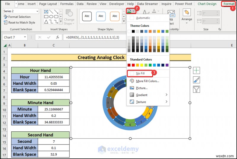 สร้างนาฬิกาอะนาล็อกแบบเรียลไทม์ใน Excel:คำแนะนำทีละขั้นตอน 
