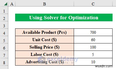 Master Excel Solver:ตัวอย่างการเพิ่มประสิทธิภาพทีละขั้นตอนสำหรับสถานการณ์จริง 