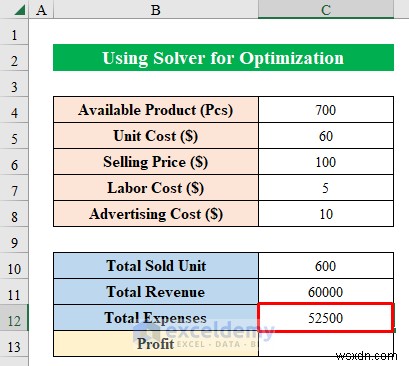 Master Excel Solver:ตัวอย่างการเพิ่มประสิทธิภาพทีละขั้นตอนสำหรับสถานการณ์จริง 
