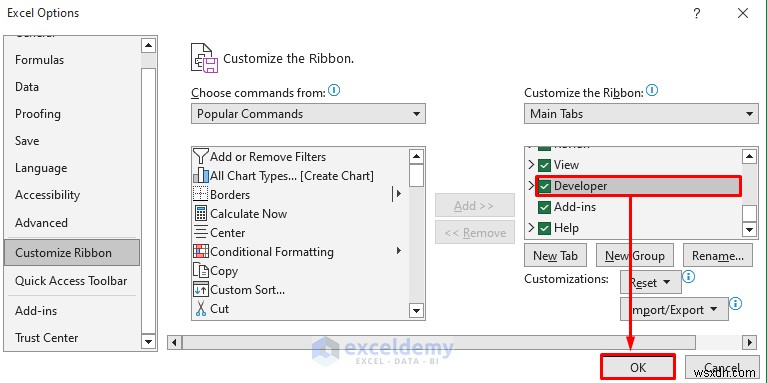 เพิ่มปุ่มตัวเลือกใน Excel โดยไม่มีมาโคร:แทรก, คัดลอก, จัดกลุ่มและลบคำแนะนำ 