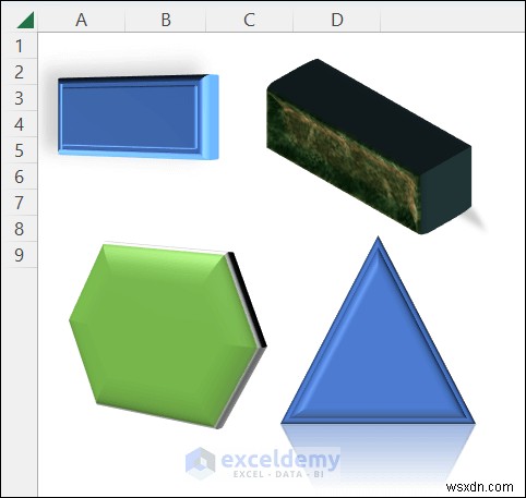 การวาดภาพ 3 มิติระดับปรมาจารย์ใน Excel:3 ตัวอย่างที่เป็นประโยชน์สำหรับการนำเสนอข้อมูลภาพ 