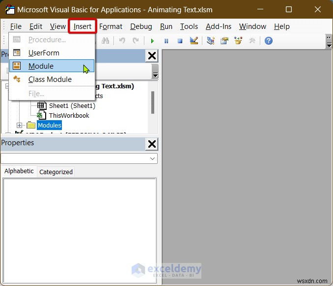 แอนิเมชั่นข้อความต้นแบบใน Excel:สองวิธีที่พิสูจน์แล้ว