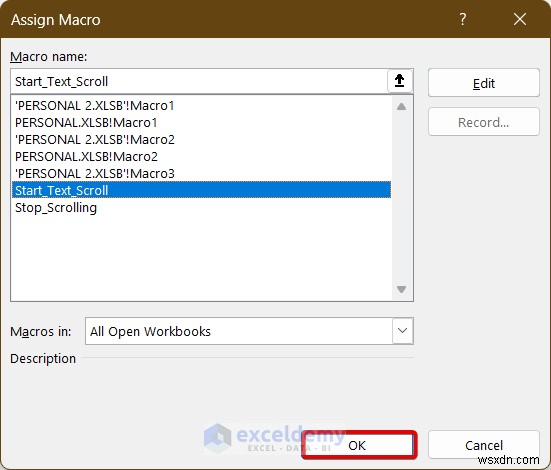 แอนิเมชั่นข้อความต้นแบบใน Excel:สองวิธีที่พิสูจน์แล้ว