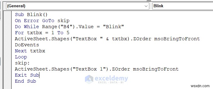 แอนิเมชั่นข้อความต้นแบบใน Excel:สองวิธีที่พิสูจน์แล้ว
