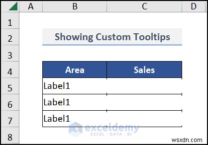 สร้างคำแนะนำเครื่องมือแผนภูมิแบบไดนามิกใน Excel:คำแนะนำทีละขั้นตอน