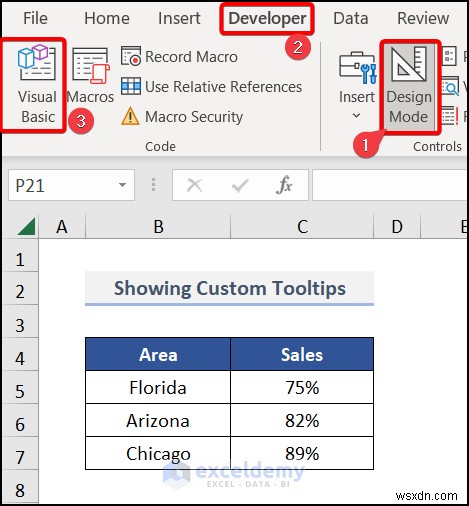 สร้างคำแนะนำเครื่องมือแผนภูมิแบบไดนามิกใน Excel:คำแนะนำทีละขั้นตอน