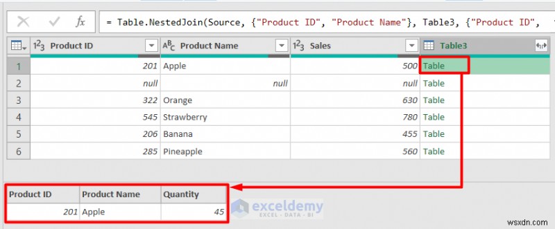 Excel Full Outer Join:บทช่วยสอน Power Query ทีละขั้นตอน 