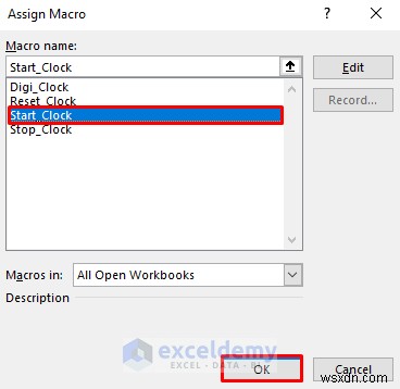 สร้างนาฬิกาดิจิทัลใน Excel:วิธี VBA และสูตรอย่างง่ายสองวิธี