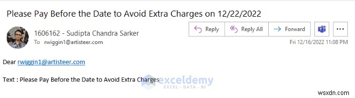 แจ้งเตือนทางอีเมลอัตโนมัติใน Excel:2 วิธีง่ายๆ เพื่อการติดตามกำหนดเวลาอย่างมีประสิทธิภาพ