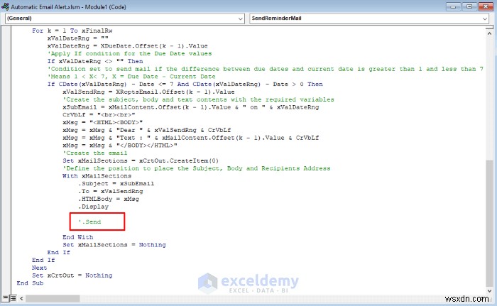 แจ้งเตือนทางอีเมลอัตโนมัติใน Excel:2 วิธีง่ายๆ เพื่อการติดตามกำหนดเวลาอย่างมีประสิทธิภาพ