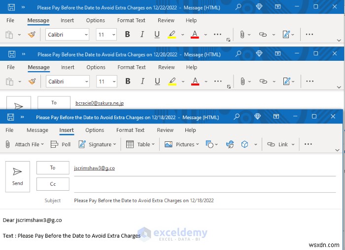 แจ้งเตือนทางอีเมลอัตโนมัติใน Excel:2 วิธีง่ายๆ เพื่อการติดตามกำหนดเวลาอย่างมีประสิทธิภาพ