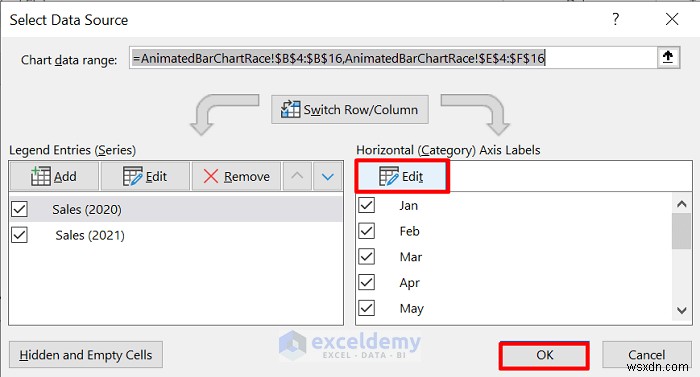 สร้างการแข่งขันแผนภูมิแท่งแบบเคลื่อนไหวแบบไดนามิกใน Excel – คำแนะนำทีละขั้นตอน 