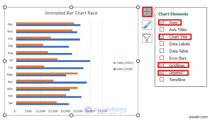 สร้างการแข่งขันแผนภูมิแท่งแบบเคลื่อนไหวแบบไดนามิกใน Excel – คำแนะนำทีละขั้นตอน 