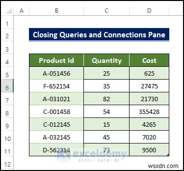 ปิดบานหน้าต่างแบบสอบถามและการเชื่อมต่อใน Excel ได้อย่างง่ายดาย – คำแนะนำทีละขั้นตอน 