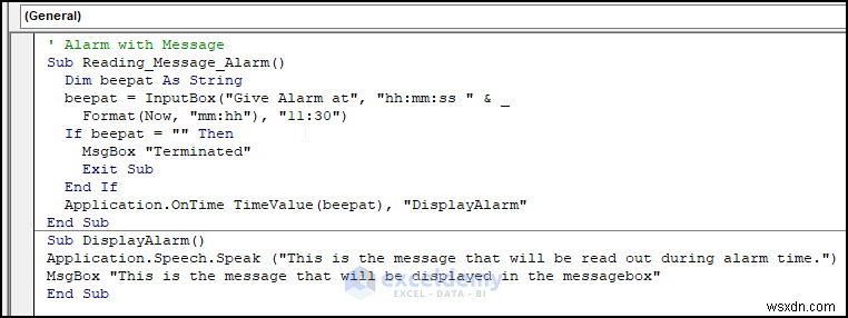 ตั้งนาฬิกาปลุกใน Excel:3 วิธีที่ง่ายและเชื่อถือได้ 