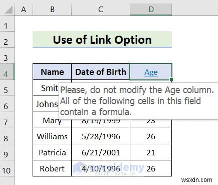 สร้างคำแนะนำเครื่องมือแบบไดนามิกใน Excel:บทช่วยสอนทีละขั้นตอน