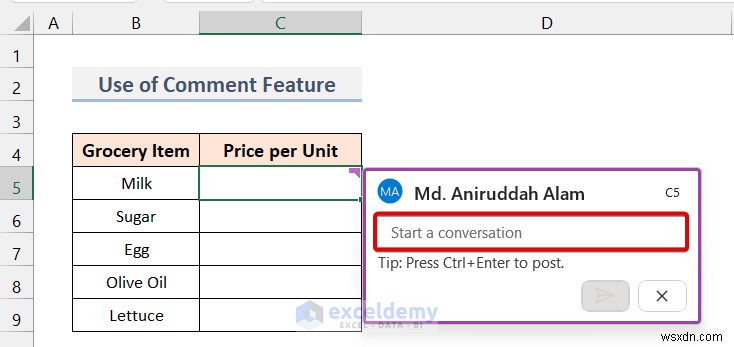 เพิ่มคำแนะนำเครื่องมือเซลล์ใน Excel:3 วิธีง่ายๆ เพื่อคำแนะนำผู้ใช้ที่ดียิ่งขึ้น 