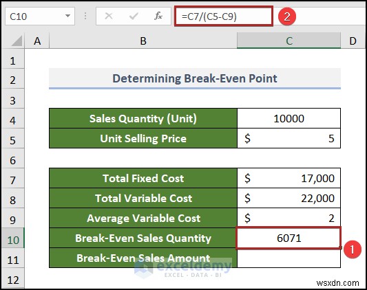 สร้างแผนภูมิการวิเคราะห์จุดคุ้มทุนใน Excel:คำแนะนำทีละขั้นตอน