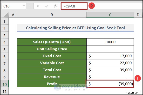 สร้างแผนภูมิการวิเคราะห์จุดคุ้มทุนใน Excel:คำแนะนำทีละขั้นตอน
