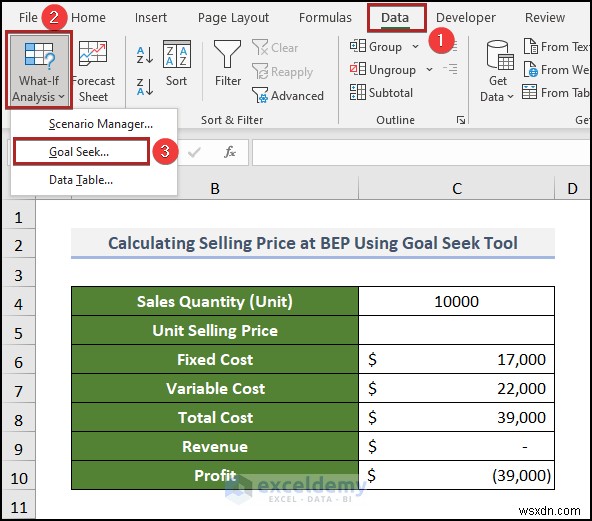 สร้างแผนภูมิการวิเคราะห์จุดคุ้มทุนใน Excel:คำแนะนำทีละขั้นตอน
