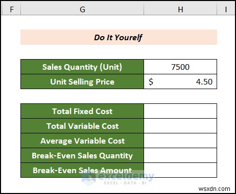 สร้างแผนภูมิการวิเคราะห์จุดคุ้มทุนใน Excel:คำแนะนำทีละขั้นตอน