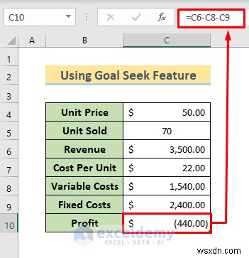 การวิเคราะห์จุดคุ้มทุนหลักใน Excel:3 วิธีการที่ได้รับการพิสูจน์แล้ว 