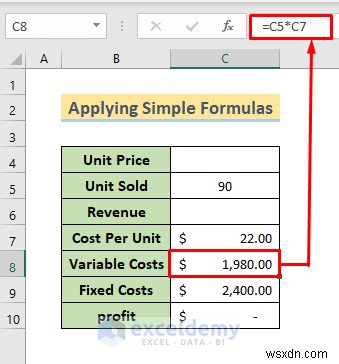 การวิเคราะห์จุดคุ้มทุนหลักใน Excel:3 วิธีการที่ได้รับการพิสูจน์แล้ว 