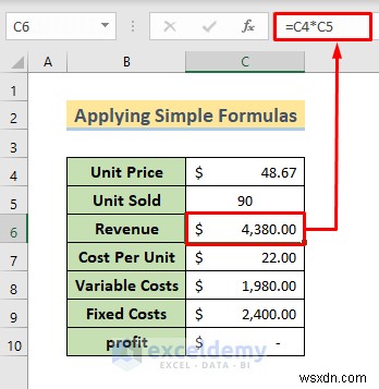การวิเคราะห์จุดคุ้มทุนหลักใน Excel:3 วิธีการที่ได้รับการพิสูจน์แล้ว 