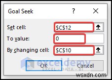 การค้นหาเป้าหมายของ Excel:การวิเคราะห์จุดคุ้มทุนหลักอย่างรวดเร็ว