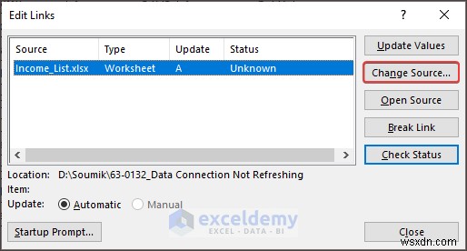 แก้ไขปัญหาการรีเฟรชการเชื่อมต่อข้อมูล Excel – 3 วิธีแก้ไขที่ได้รับการพิสูจน์แล้ว 