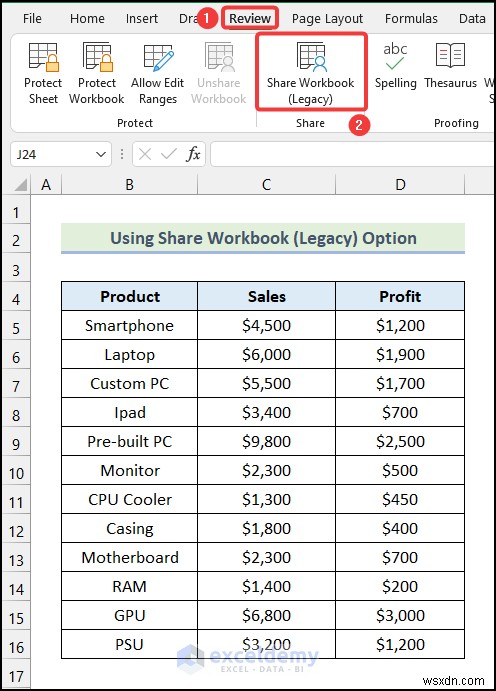 แก้ไขตัวเลือกสมุดงานเลิกแชร์สีเทาใน Excel - วิธีแก้ปัญหาที่ง่ายและรวดเร็ว 