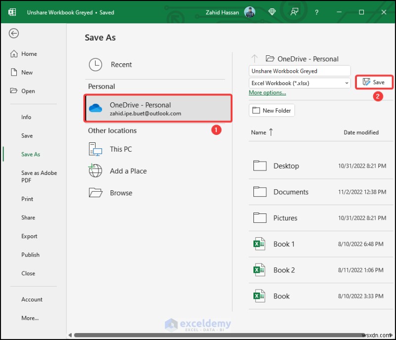 แก้ไขตัวเลือกสมุดงานเลิกแชร์สีเทาใน Excel - วิธีแก้ปัญหาที่ง่ายและรวดเร็ว 