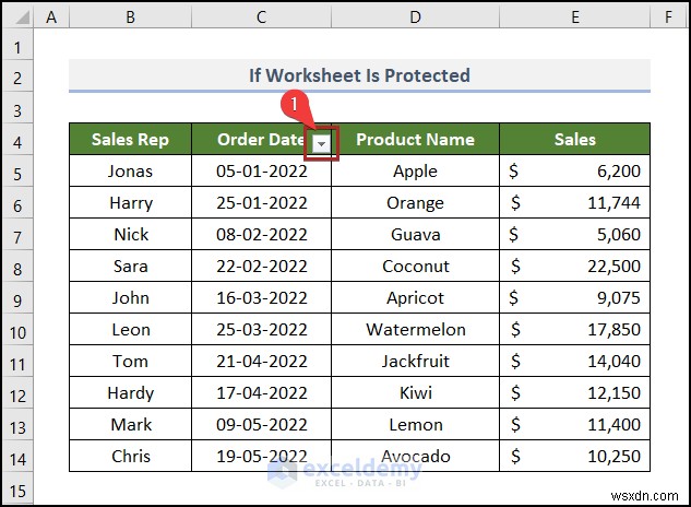 วิธีแก้ไขปัญหาตัวกรองวันที่ของ Excel ในรายงานการขายของชำ