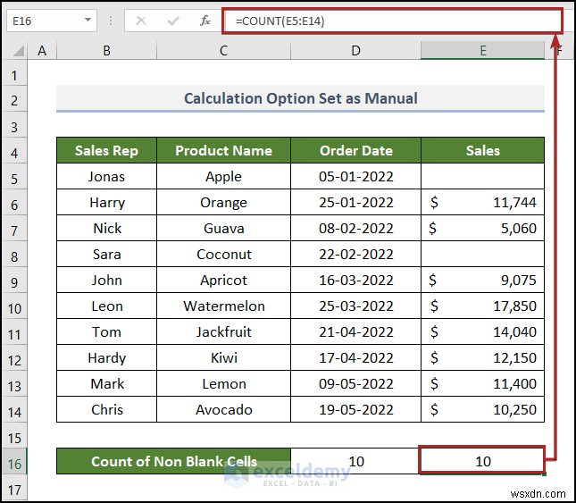ฟังก์ชัน Excel COUNT ไม่ทำงานใช่ไหม 4 สาเหตุทั่วไปและการแก้ไขที่ง่ายดาย 