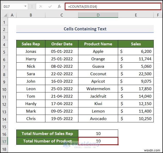 ฟังก์ชัน Excel COUNT ไม่ทำงานใช่ไหม 4 สาเหตุทั่วไปและการแก้ไขที่ง่ายดาย 