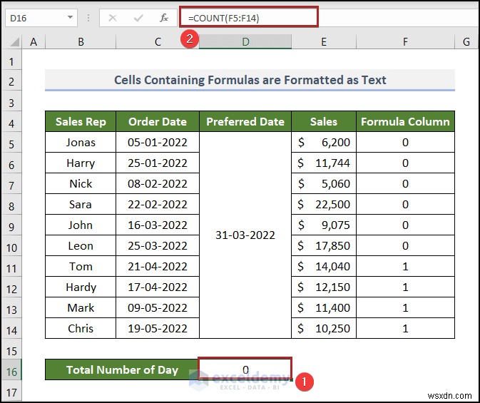 ฟังก์ชัน Excel COUNT ไม่ทำงานใช่ไหม 4 สาเหตุทั่วไปและการแก้ไขที่ง่ายดาย 