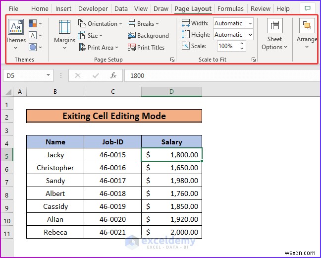 แท็บเค้าโครงหน้า Excel เป็นสีเทาใช่ไหม อธิบายการแก้ไขด่วน 4 รายการ 